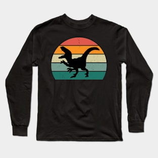 Retro Vintage Dinosaur T-Rex Long Sleeve T-Shirt